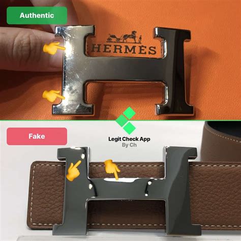 real Hermes belt holes